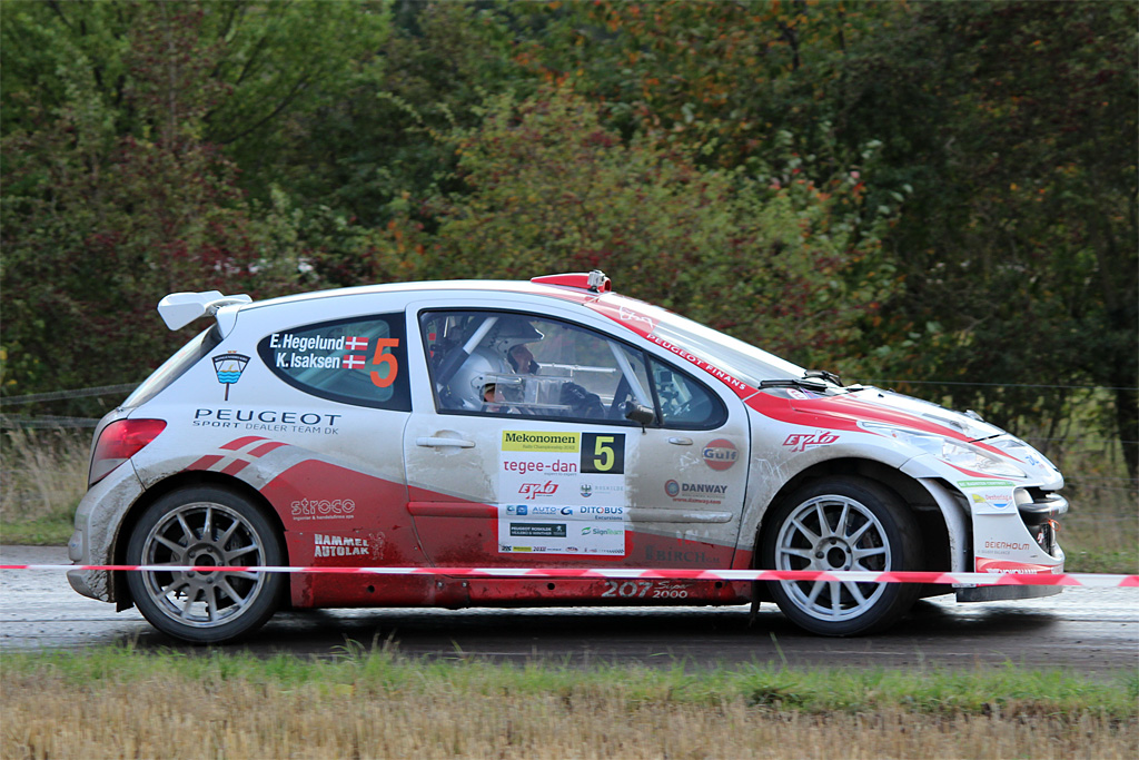 Esben Hegelund og Karsten Isaksen kørte sig til 12 point i 4WD-gruppen i Tegee-Dan Rally